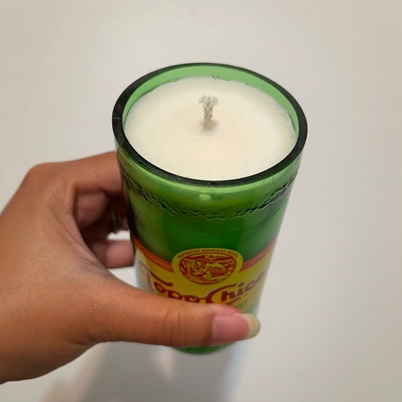 [Topo Chico] DIY Green Unscented Candle - Picture 3 of 8